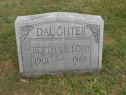 Bertha E. <I>Cory</I> Lobb 