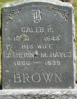 Catherine M. <I>Hayes</I> Brown 