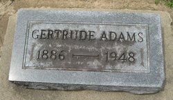 Gertrude A <I>Hickman</I> Adams 
