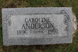 Caroline “Carrie” Anderson 