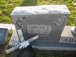 Christine <I>Brosh</I> Boutwell Adams 