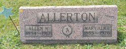 Mary Alice <I>Wilson</I> Allerton 