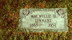 William Dee “Willie” Tennant 