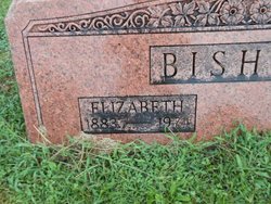 Elizabeth “Lizzie” <I>Glore</I> Bishop 