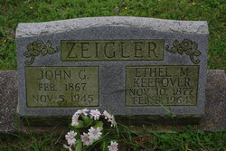 Ethel Mae <I>Keefover</I> Zeigler 
