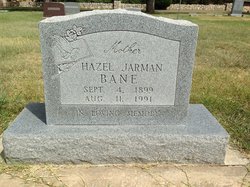 Hazel Gertrude <I>Jarman</I> Bane 