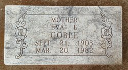 Eva Elizabeth <I>Crites</I> Goble 