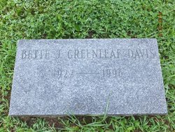 Bette J <I>Greenleaf</I> Davis 