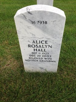 Alice Rosalyn <I>Moe</I> Hall 