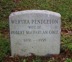 Wertha <I>Pendleton</I> Cole 
