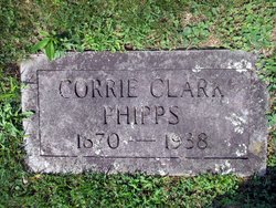 Cora Belle “Corrie” <I>Clark</I> Phipps 