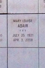 Mary Louise Adair 