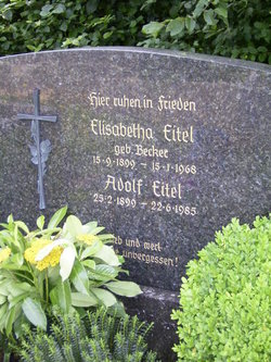 Elisabetha <I>Becker</I> Eitel 