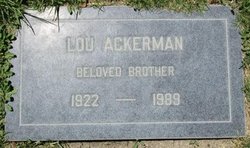 Lou Ackerman 