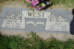Jane <I>Meikle</I> West 
