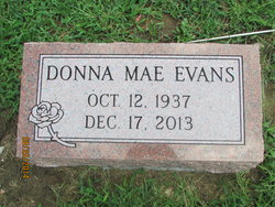 Donna Mae <I>Harter</I> Evans 