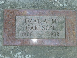 Ozalia Margaret “Dade” <I>Alderman</I> Carlson 