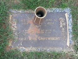 Carol <I>Ray</I> Cartwright 