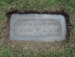 Marion Ann Hopper 