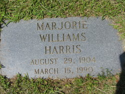 Marjorie <I>Williams</I> Harris 