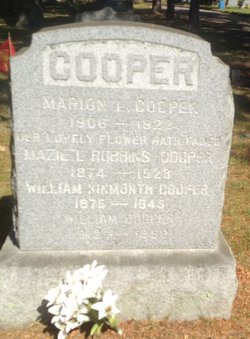 Mary L “Mazie” <I>Robbins</I> Cooper 