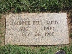 Minnie Bell <I>Barrette</I> Baird 