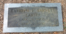 Kathryn Elizabeth “Sammie” <I>Barnett</I> Terry-Carter 