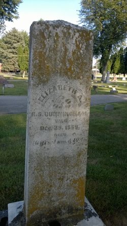 Elizabeth A. <I>Hulburt</I> Cunningham 