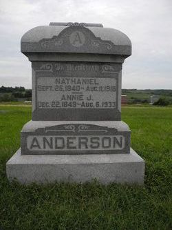 Annie J <I>Hatfield</I> Anderson 