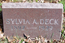Sylvia Anna <I>Rutledge</I> Deck 