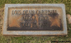 Lois E <I>Dean</I> Campbell 