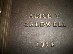 Alice E <I>Whitley</I> Caldwell 