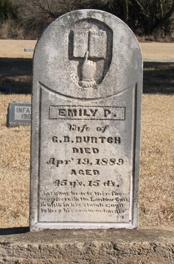 Emily P <I>Burgess</I> Burtch 