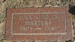 Lola Mae <I>Kimbler</I> Masters 