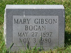 Mary <I>Gibson</I> Bogan 