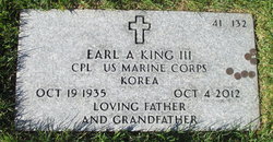 Earl A King III