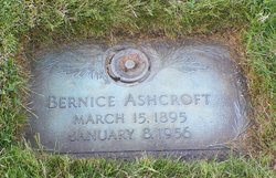 Bernice Beryl <I>Canfield</I> Ashcroft 