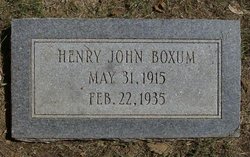 Henry John Boxum 