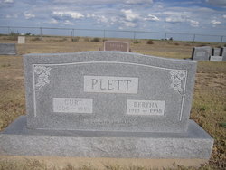 Bertha <I>Wedel</I> Plett 