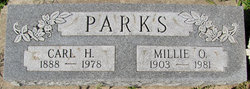 Millie O <I>Stambaugh</I> Parks 