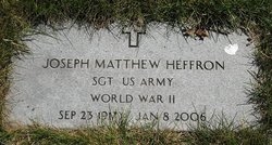 Sgt Joseph Matthew Heffron 