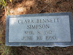 Madie Clara <I>Bennett</I> Simpson 