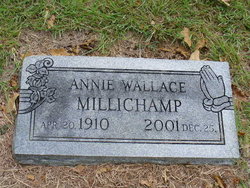 Annie <I>Wallace</I> Millichamp 