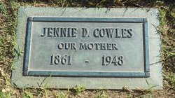 Virginia Davis “Jennie” <I>Reynolds</I> Cowles 