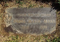 Pearl Marie <I>Eckles</I> Mead 