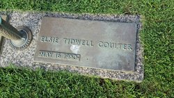 Elsie Mai <I>Tidwell</I> Coulter 
