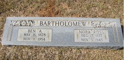 Nora <I>Ross</I> Bartholomew 
