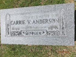 Carrie V <I>Randolph</I> Anderson 