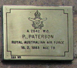 WO Peter Paterson 