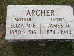 Eliza M. <I>Hargrove</I> Archer 